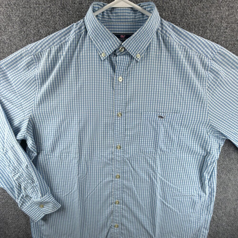 Vineyard Vines Large Button-Down Nylon Spandex Ch… - image 3